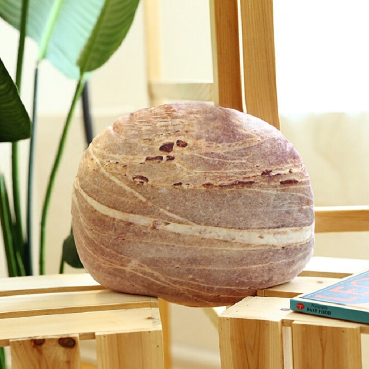 Creative Simulation Stone Plush Toy Pillow Down Cotton Pebbly Sofa Pillow, Height:30cm