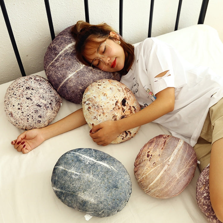 Creative Simulation Stone Plush Toy Pillow Down Cotton Pebbly Sofa Pillow, Height:50cm
