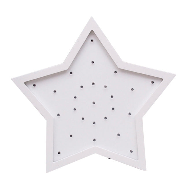 3D Star Shape LED Night Light for Girls Baby Gift Bedroom Romantic Lamp Decor Night Lights