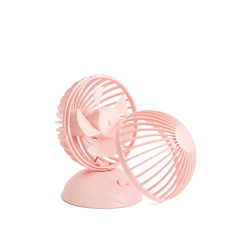 USB Charging Fan 90 Degree Rotating Ball Desktop Fan