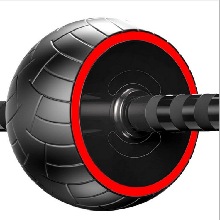 Household Fitness Equipment Tire Texture Abdominal Wheel for Men / Women(Red)