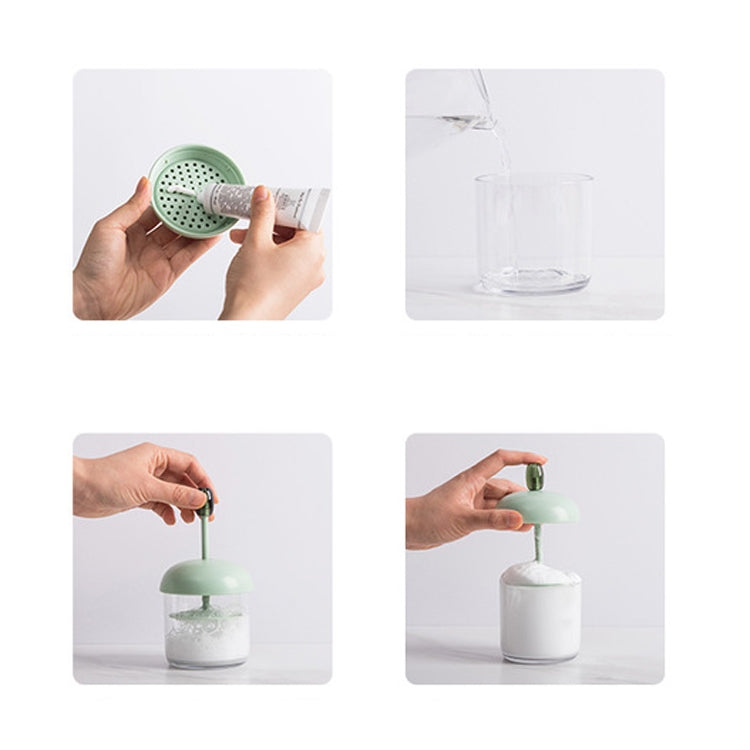 Portable Facial Foam Shower Gel Manual Foamer