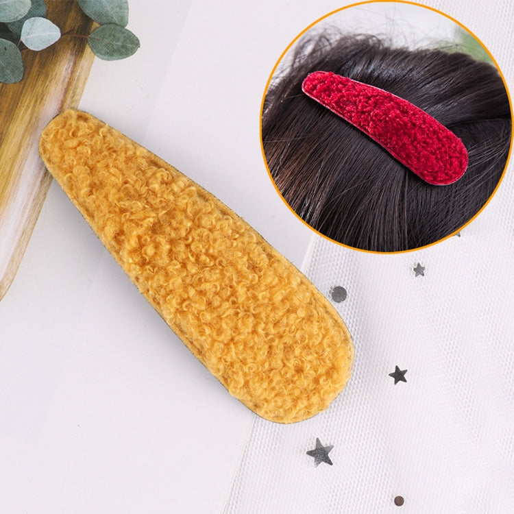 Simple Girl Lamb Plush BB Clip Hair Accessories