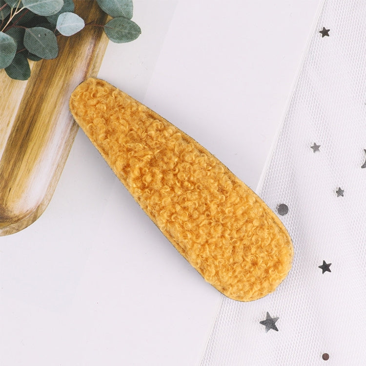 Simple Girl Lamb Plush BB Clip Hair Accessories