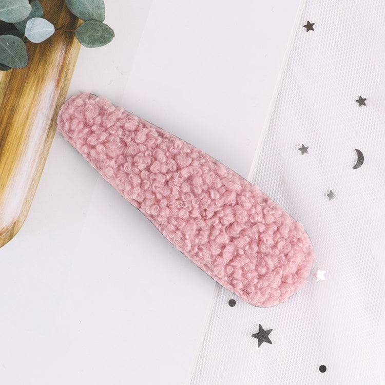 Simple Girl Lamb Plush BB Clip Hair Accessories