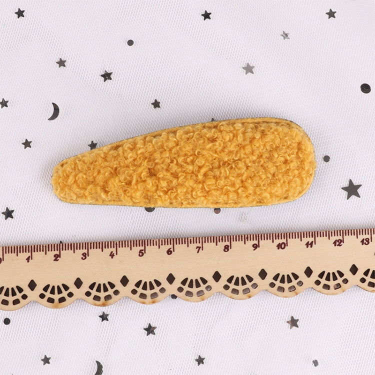 Simple Girl Lamb Plush BB Clip Hair Accessories