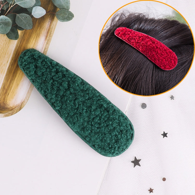 Simple Girl Lamb Plush BB Clip Hair Accessories