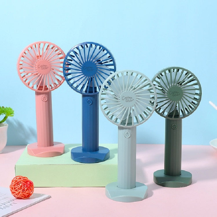 Mobile Phone Holder Desktop Fan USB Charging Handheld Fan(Color Random Delivery)
