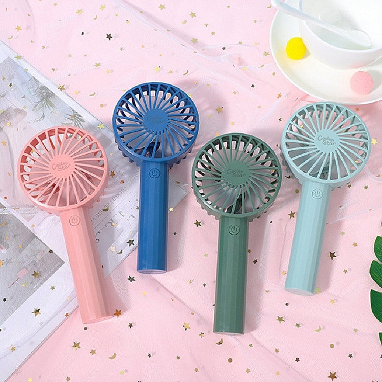Mobile Phone Holder Desktop Fan USB Charging Handheld Fan(Color Random Delivery)