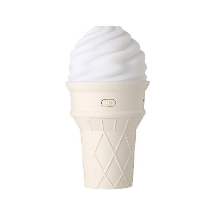Ice Cream USB Humidifier Air Purifier With Colorful Led Light Ultrasonic Cool Mist Maker