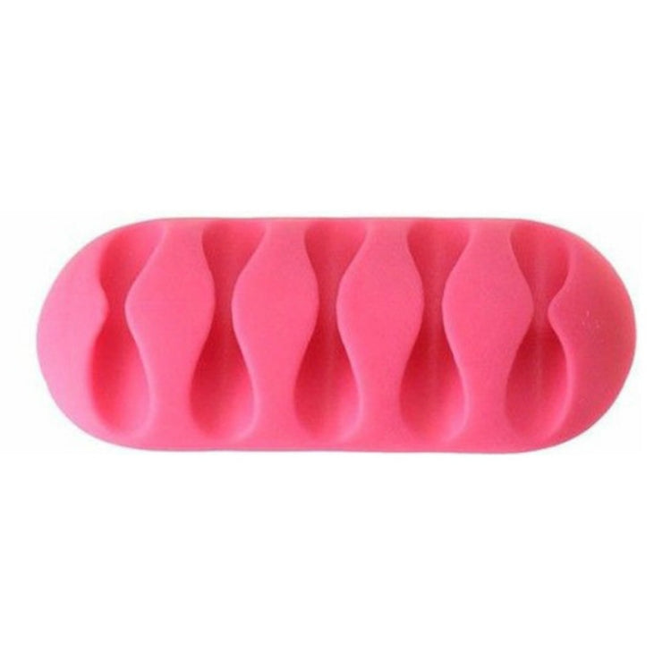 10 PCS Pasteable Five-hole TPR Wire Storage Organizer Data Cable Holder