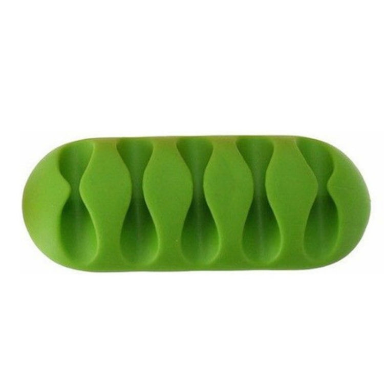 10 PCS Pasteable Five-hole TPR Wire Storage Organizer Data Cable Holder