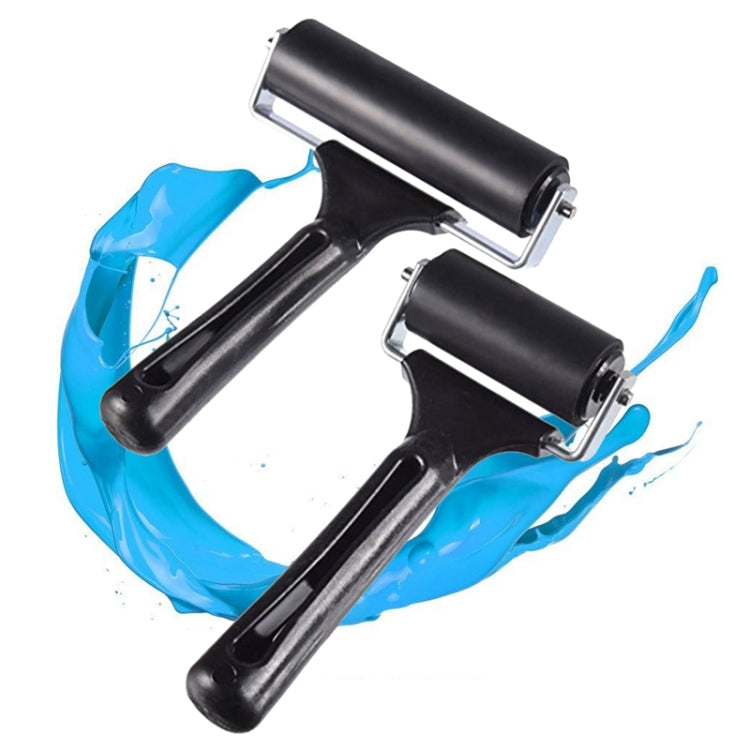 2 PCS Printmaking Roller Printing Material Tool Rubber Stamp Printing Transfer Tool, Size:6cm