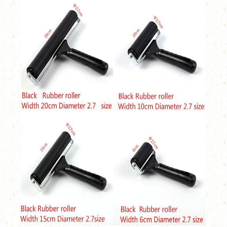2 PCS Printmaking Roller Printing Material Tool Rubber Stamp Printing Transfer Tool, Size:6cm