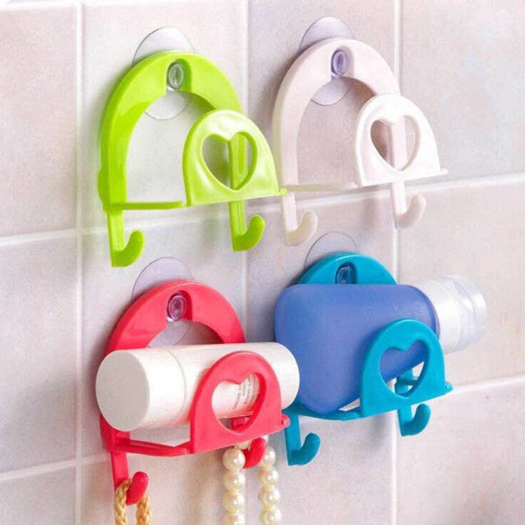 10 PCS Kitchen Heart Shape Suction Cup Sink Drain Sponge Storage Rack Sink Soap Drain Rack