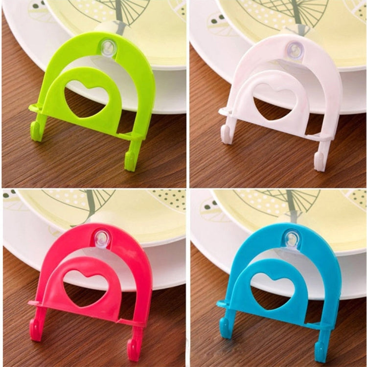 10 PCS Kitchen Heart Shape Suction Cup Sink Drain Sponge Storage Rack Sink Soap Drain Rack