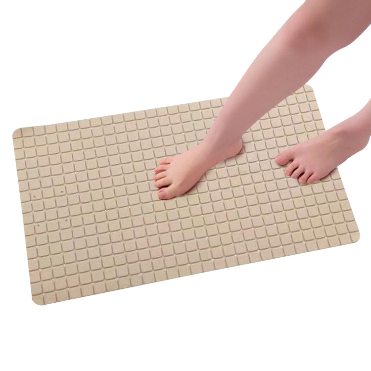 PVC Anti Slip Toilet Bathroom Suction Sucker Bath Mats Carpet, Size: 71x40CM