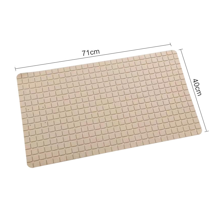 PVC Anti Slip Toilet Bathroom Suction Sucker Bath Mats Carpet, Size: 71x40CM
