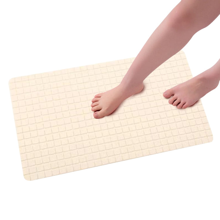 PVC Anti Slip Toilet Bathroom Suction Sucker Bath Mats Carpet, Size: 71x40CM