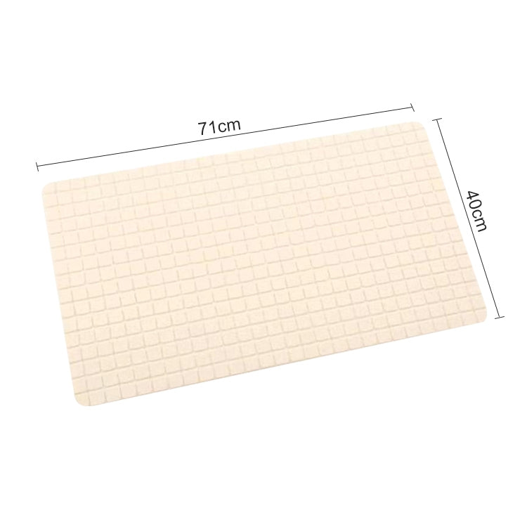PVC Anti Slip Toilet Bathroom Suction Sucker Bath Mats Carpet, Size: 71x40CM