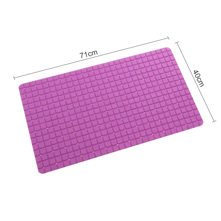 PVC Anti Slip Toilet Bathroom Suction Sucker Bath Mats Carpet, Size: 71x40CM