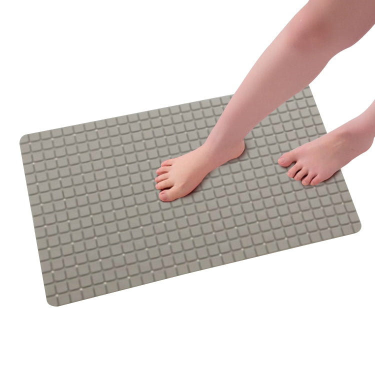 PVC Anti Slip Toilet Bathroom Suction Sucker Bath Mats Carpet, Size: 71x40CM