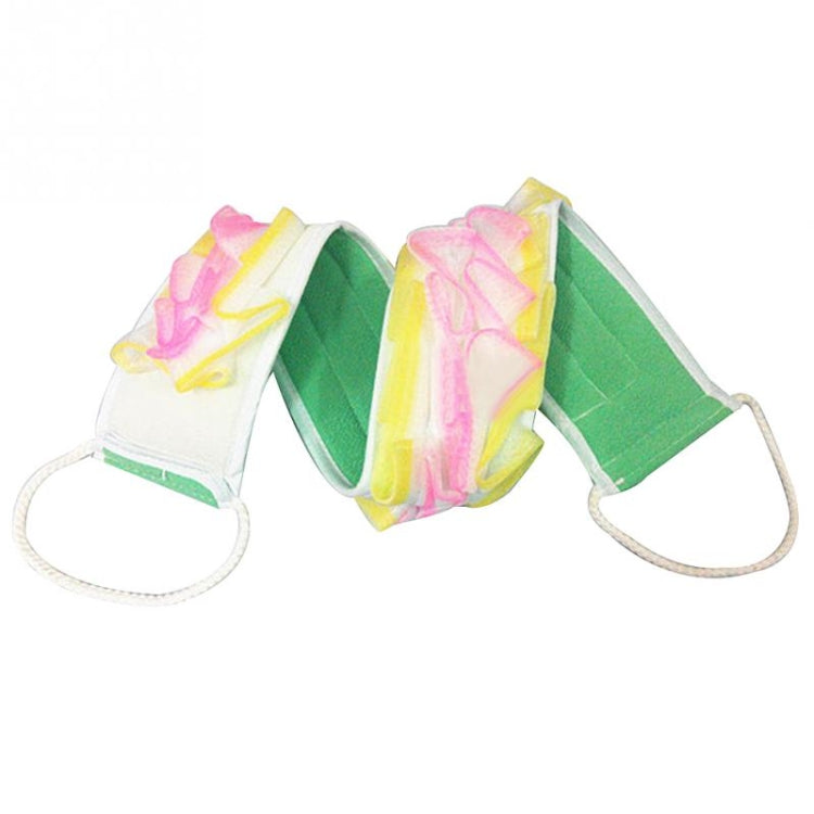 Long Bath Towel Dual-use Bath Flower Pull Back Bracelet Bath Towelï¼ŒRandom Color Deliver