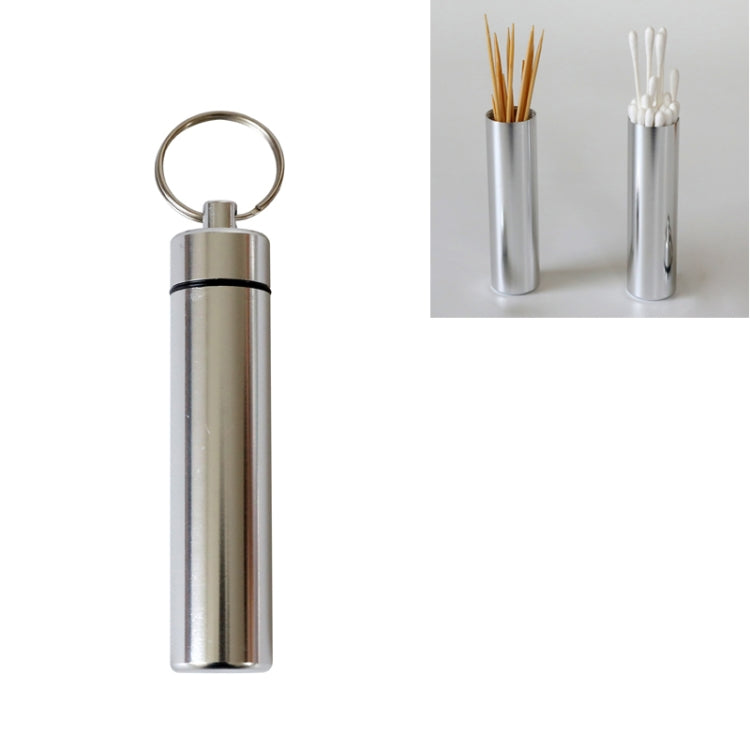 Portable Toothpick Holder Creative Cigarette Case Metal Storage Box, Size:M