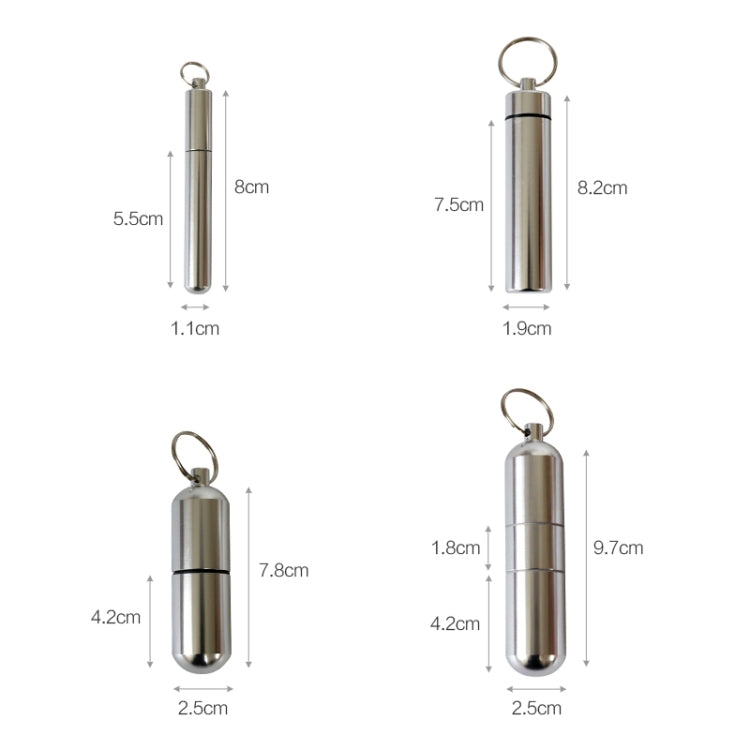 Portable Toothpick Holder Creative Cigarette Case Metal Storage Box, Size:XL