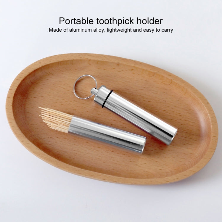 Portable Toothpick Holder Creative Cigarette Case Metal Storage Box, Size:XL