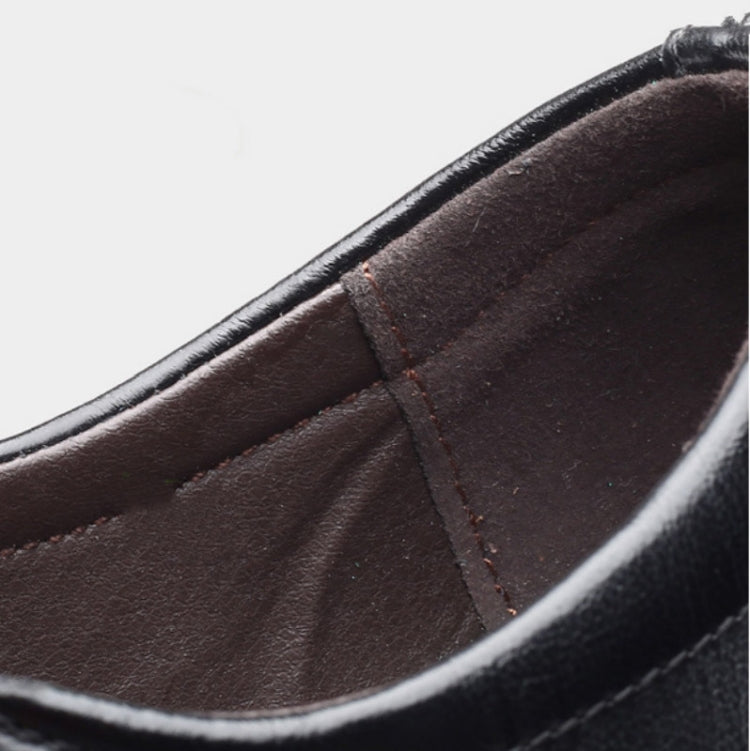 Breathable Mesh Face Hollow Low To Help Men Business Dress Shoes, Size:40