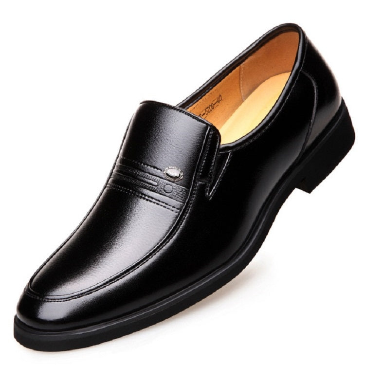 Autumn Men Business Leather Shoes for Middle-aged, Size:41