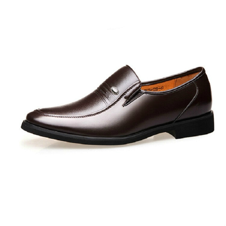 Autumn Men Business Leather Shoes for Middle-aged, Size:41