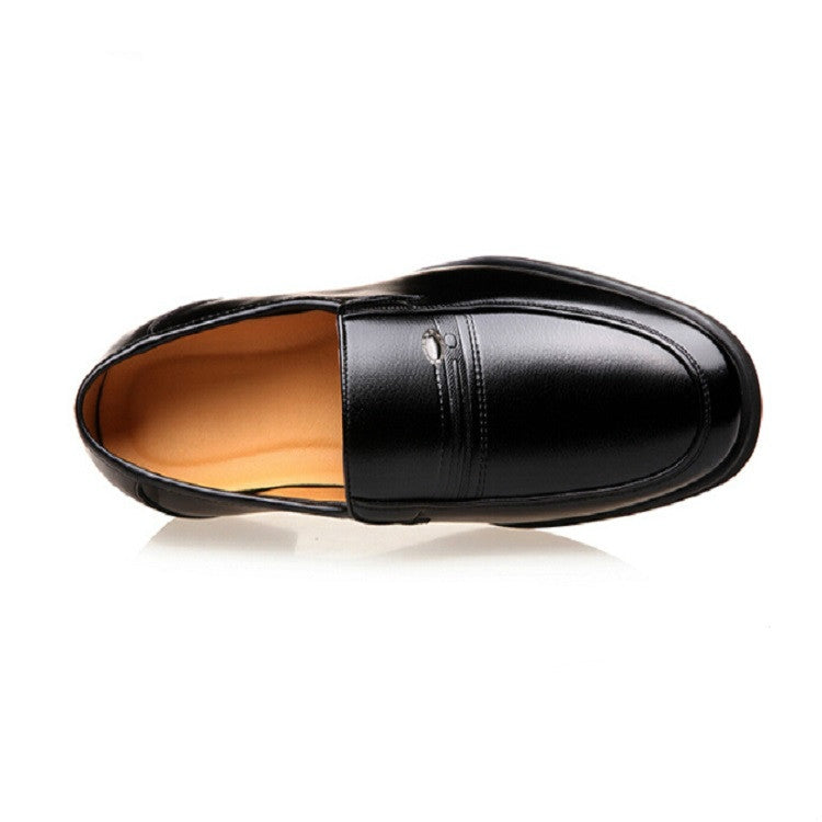 Autumn Men Business Leather Shoes for Middle-aged, Size:42