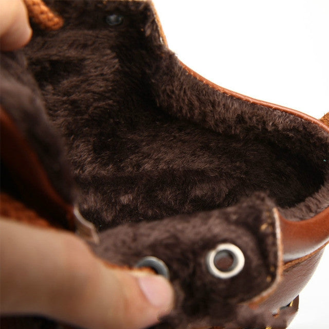 Leather Men Shoes Business Casual Shoes Round Head Shoes, Size:38