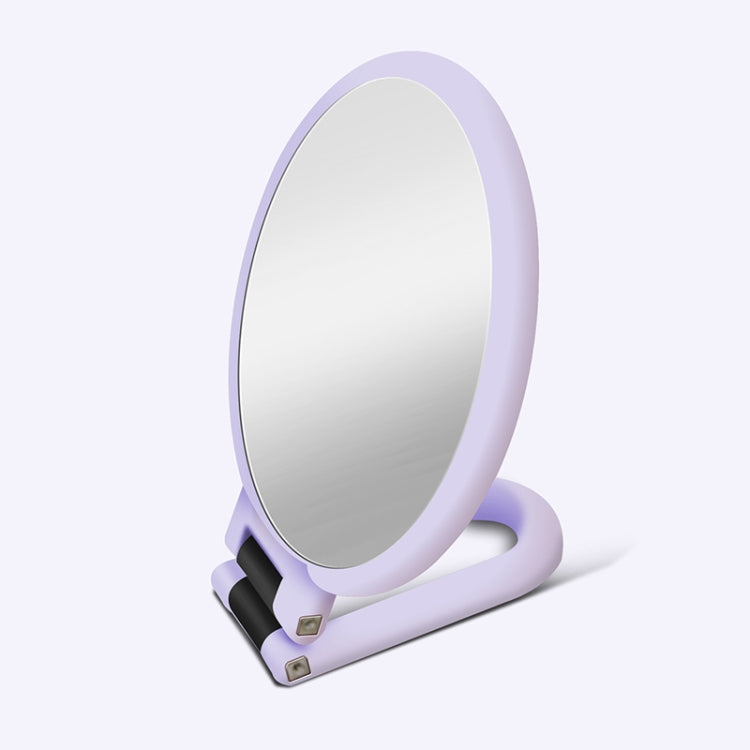 Portable Handheld Folding Adjustable Mount Magnifying Makeup Mirror, Size:2 Times