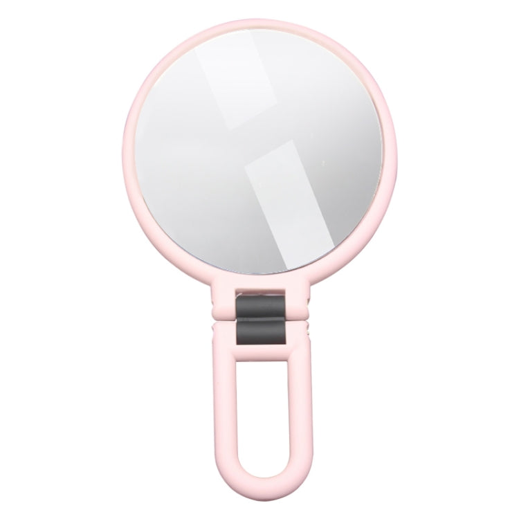 Portable Handheld Folding Adjustable Mount Magnifying Makeup Mirror, Size:10 Times