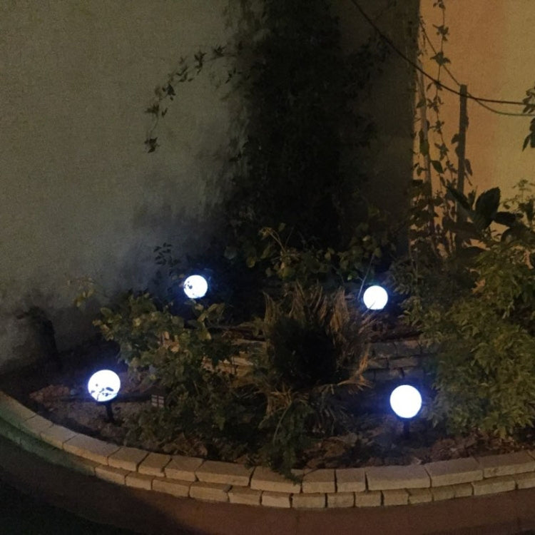 2 PCS Waterproof Outdoor Bulb Solar Ground Light Lawn Landscape Decoration(White Light)