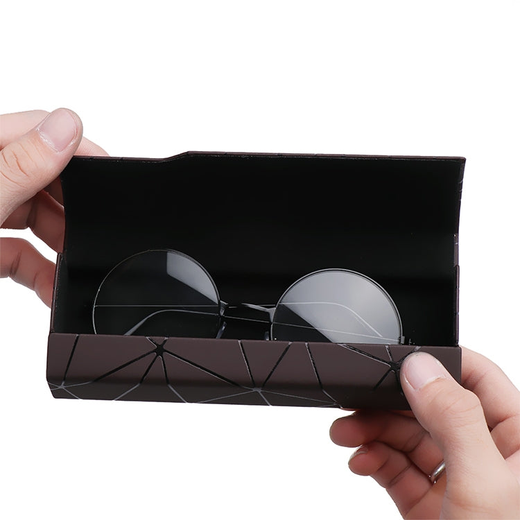 Lattice Pattern Portable Glasses Box