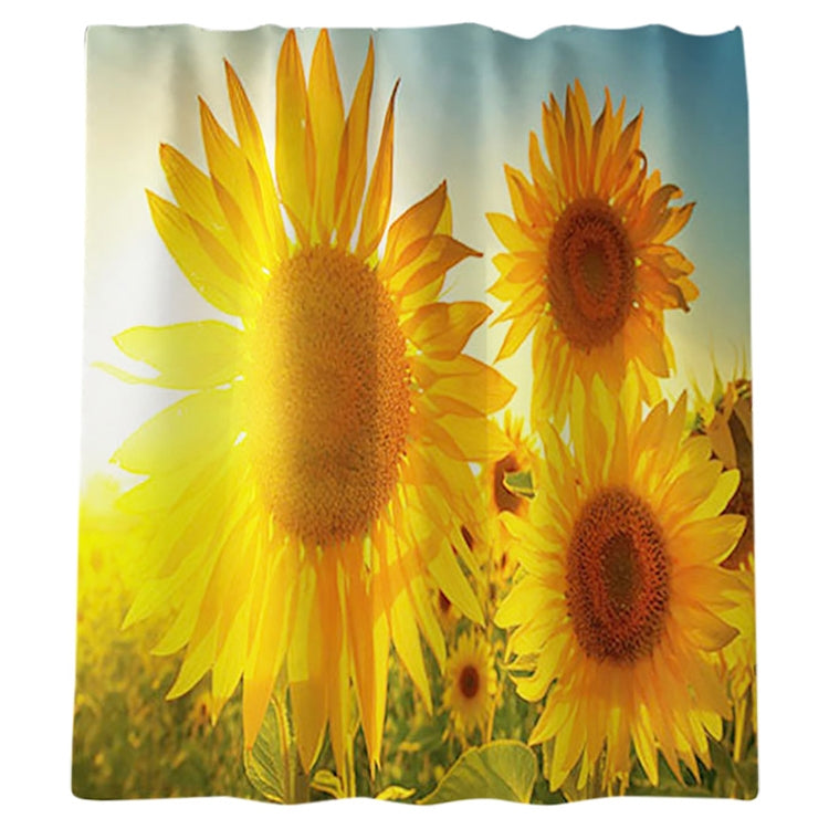 3D Digital Printing Thick Waterproof Polyester Shower Curtain, Size:180x180cm