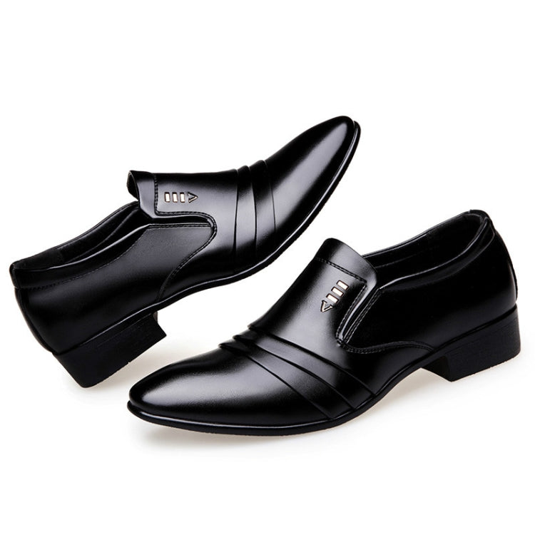 Male Pointed Business Low To Help Casual Shoes Leather Shoes, Size:39
