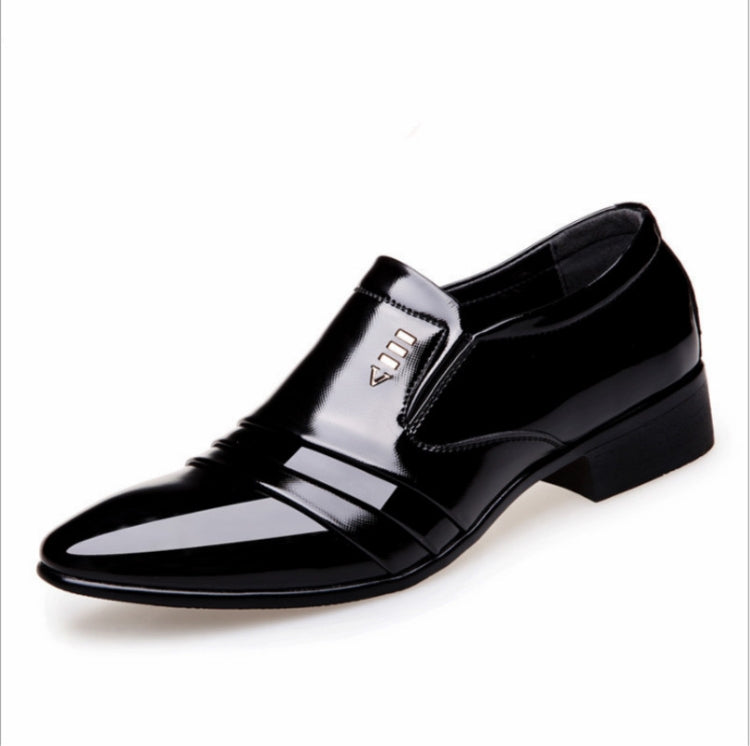 Male Pointed Business Low To Help Casual Shoes Leather Shoes, Size:41