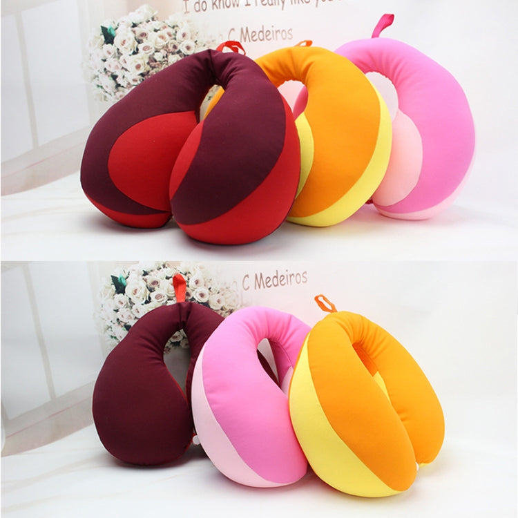 2 PCS Travel Neck Pillow U-Shape For Car Headrest Air Cushion