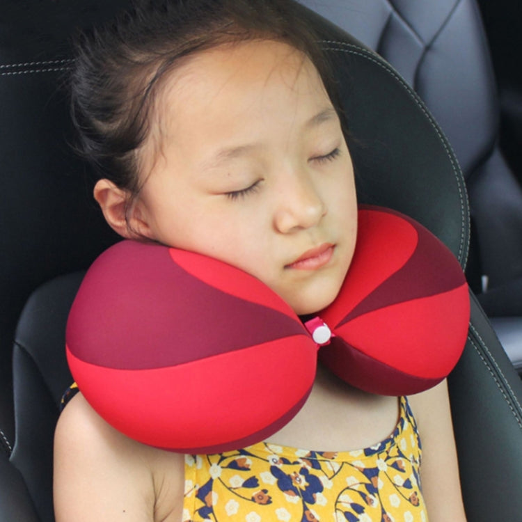 2 PCS Travel Neck Pillow U-Shape For Car Headrest Air Cushion