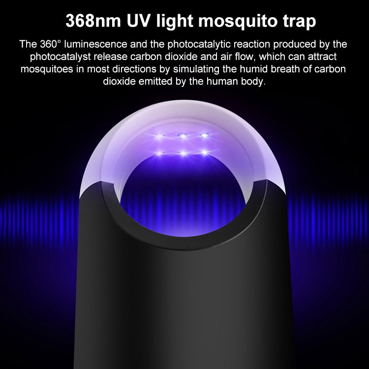 USB Photocatalyst Mosquito Killer Home LED Mosquito Repellent, Style:USB In-line(Blue)