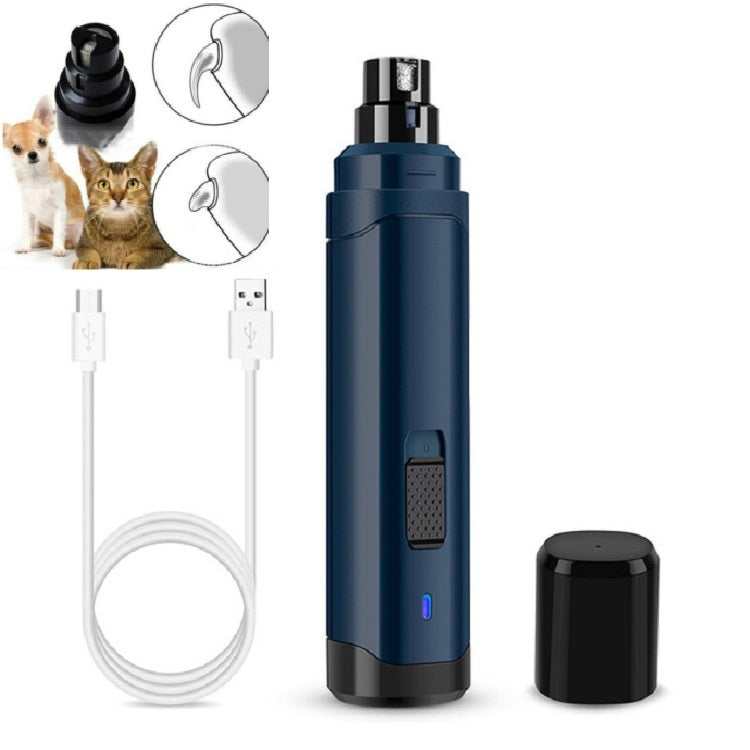 Pet Nail Polisher Cats and Dogs Clean Nails Electric Manicure, Style:PTy078 2 Block Professional Edition