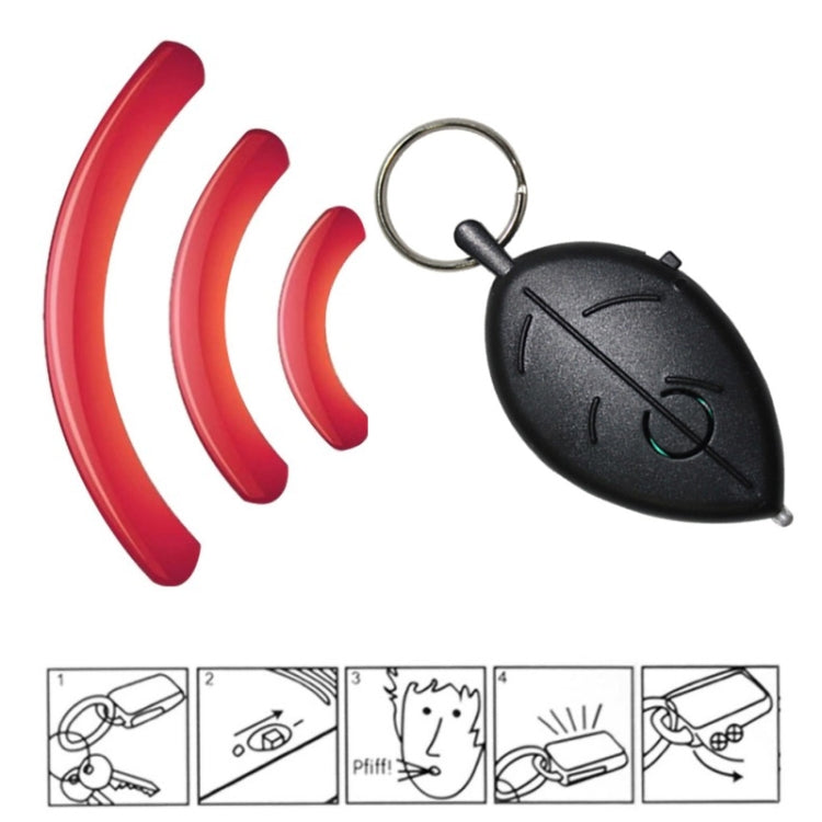Leaf-shaped Intelligent Voice-controlled Anti-lost Device Whistle Key Finder with LED Light