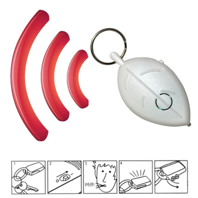Leaf-shaped Intelligent Voice-controlled Anti-lost Device Whistle Key Finder with LED Light