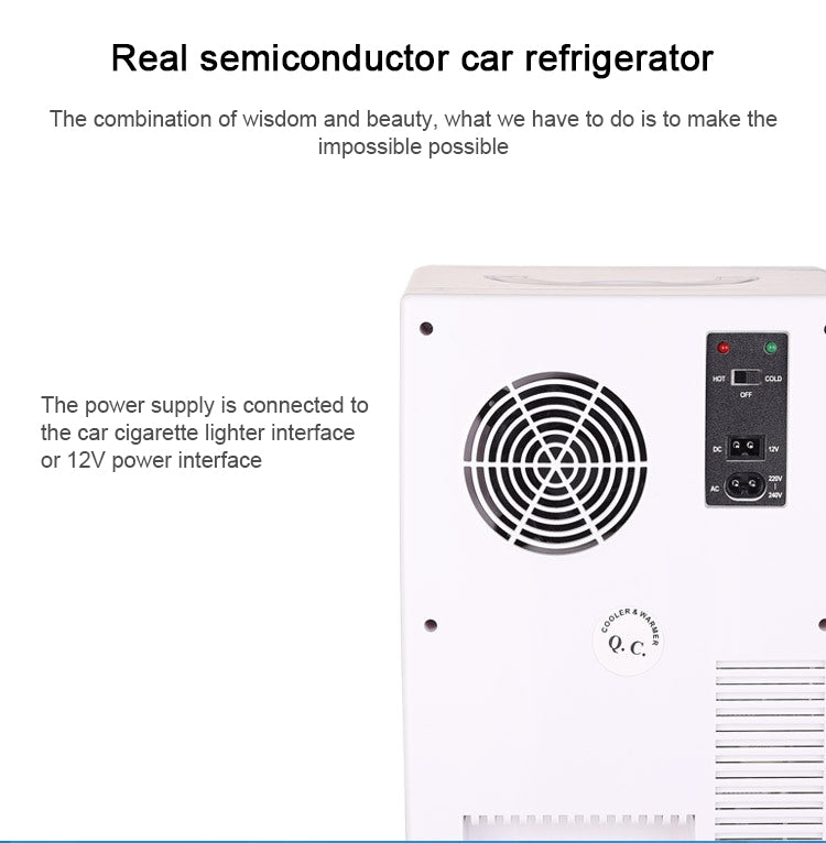 Home Car Dual-use Mini Fridge Student Dormitory Refrigerator(CN Plug)