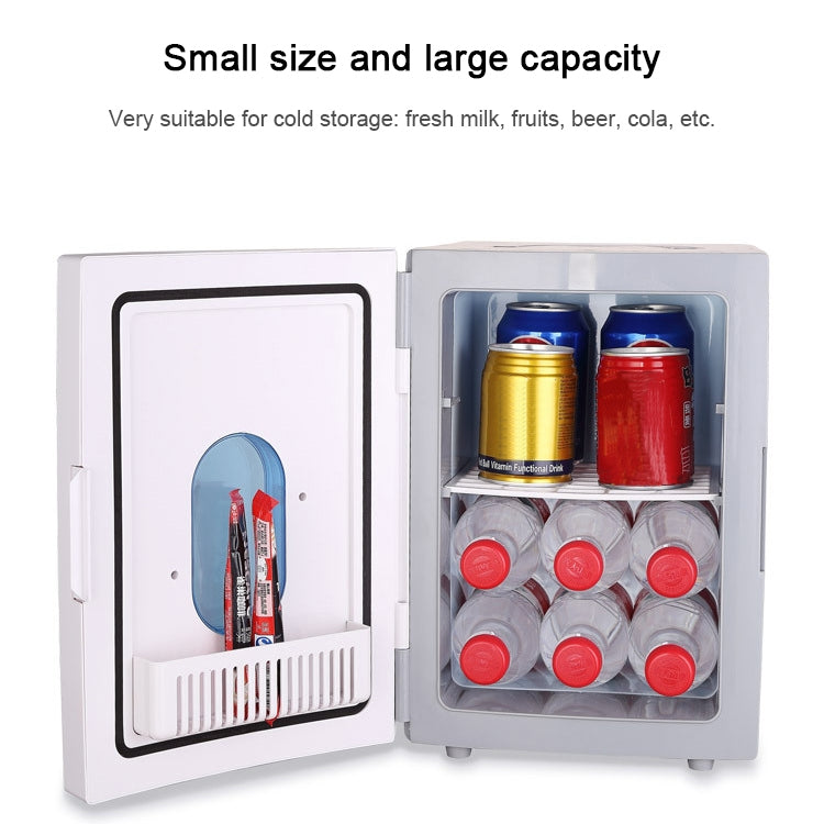 Home Car Dual-use Mini Fridge Student Dormitory Refrigerator(CN Plug)